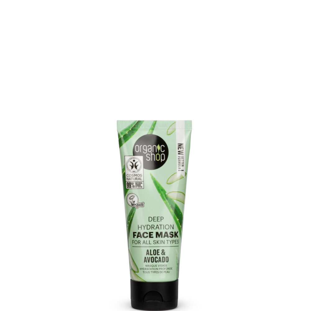 Mascarilla Facial Hidratación Aloe y Aguacate